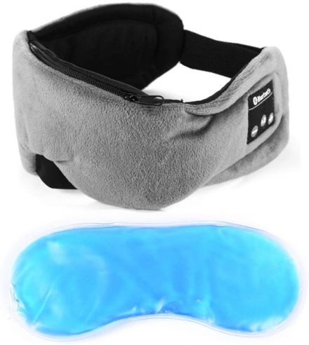 Antifaz para dormir con gel frio y auriculares Antifaz para dormir con gel frio y auriculares. Antifaz de ejemplo del fabricante Powcan