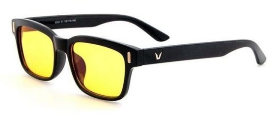 Gafas con lentes de absorcion de luz azul Gafas con lentes de absorcion de luz azul. Gafas de ejemplo del fabricante ARGO